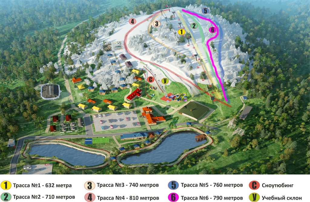 Расположение трасс ГСОК Логойск